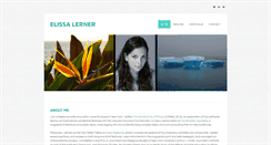 Desktop Screenshot of elissalerner.net